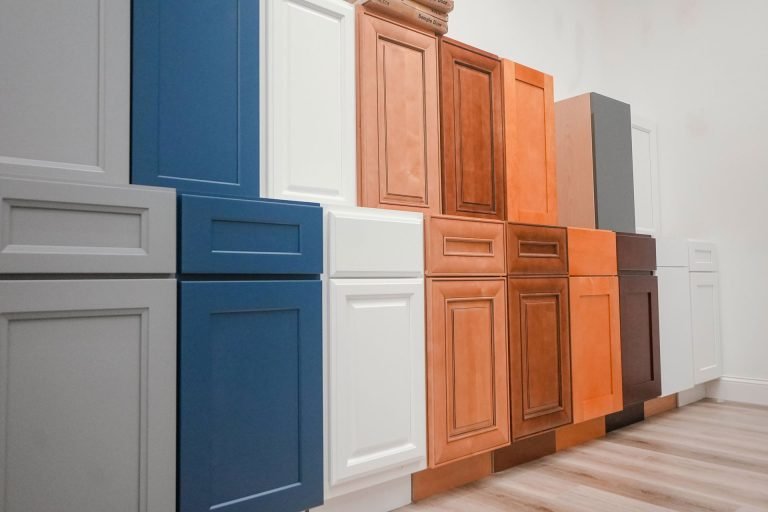 custom colorful cabinet doors display seattle