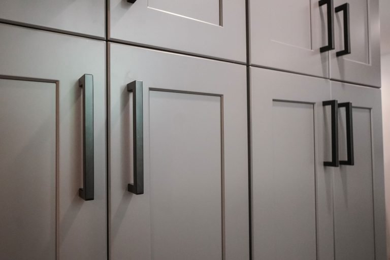 dark gray cabinets laundry rta seattle