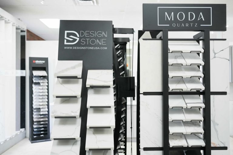 design stone and moda quartz display