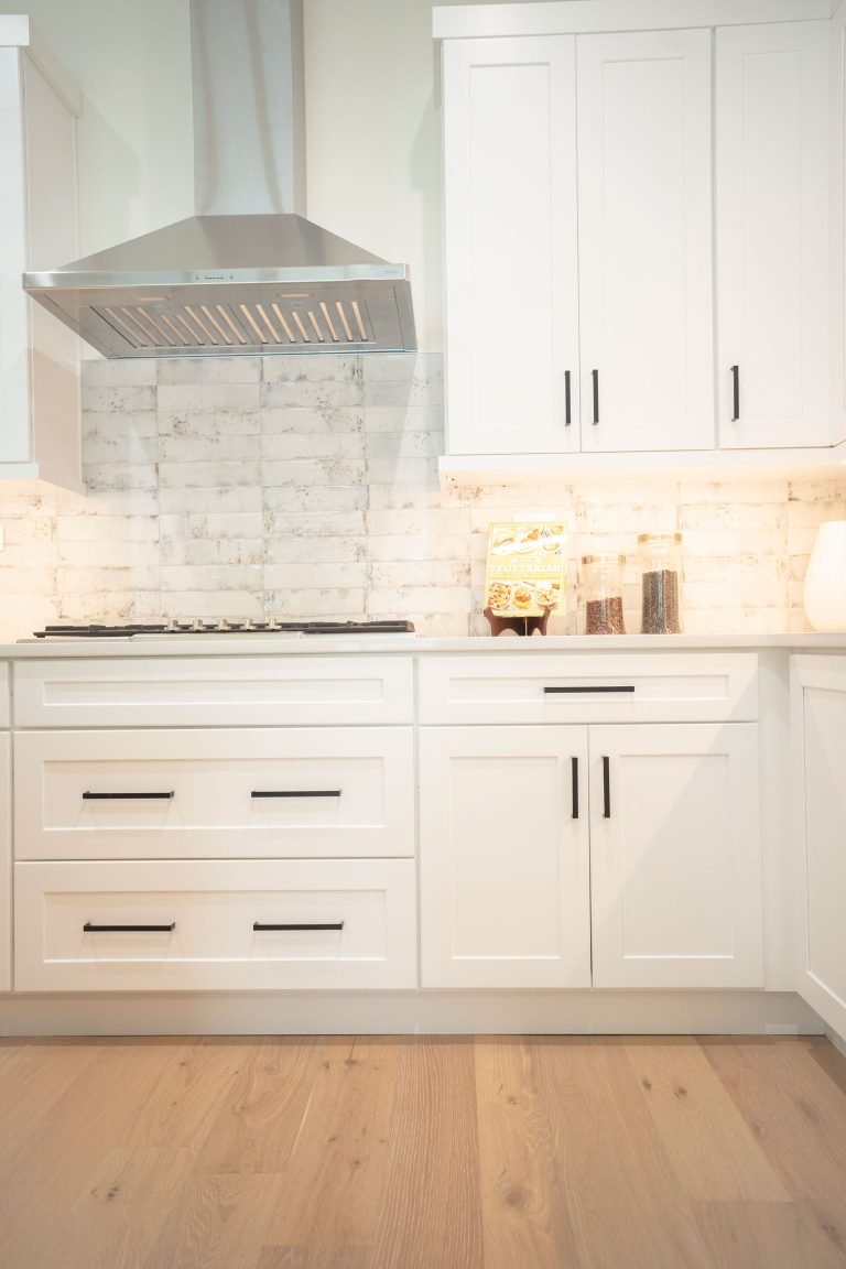 stainless steel range hood white rta cabinet seattle