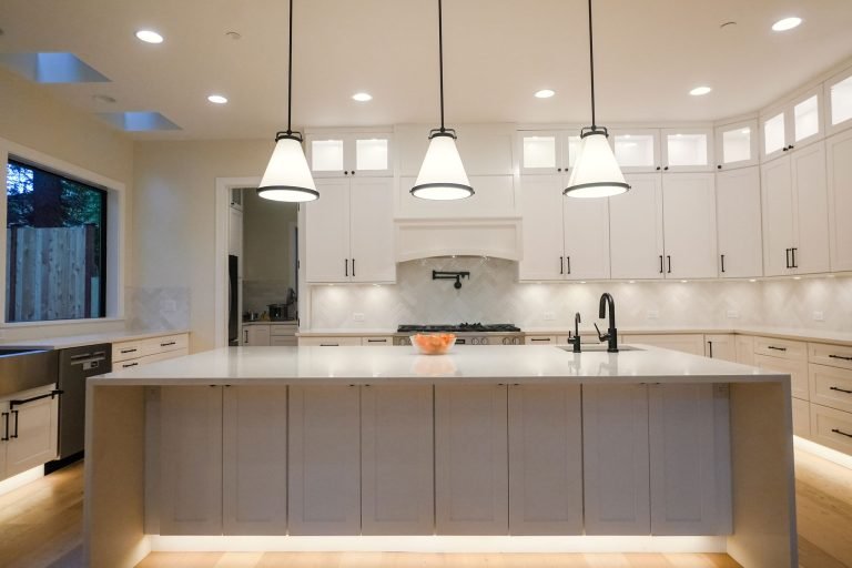 white rta kitchen cabinets modern design seattle