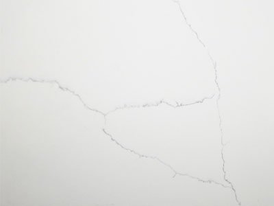 Stripe White Quartz countertops